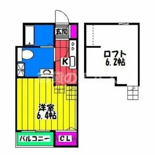 モンテベルデ【2階】の間取り