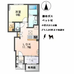 ファーストステージM【1階】の間取り