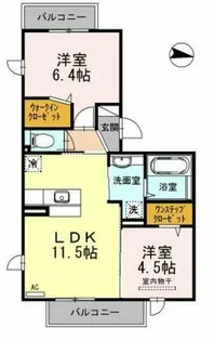 ファミリア金剛【2階】の間取り