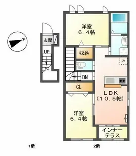 T スクエアⅢ【2階】の間取り