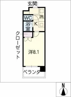 パルティール原駅前【3階】の間取り