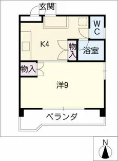 アネックス原【2階】の間取り