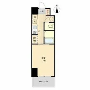 S-FORT神宮南【7階】の間取り