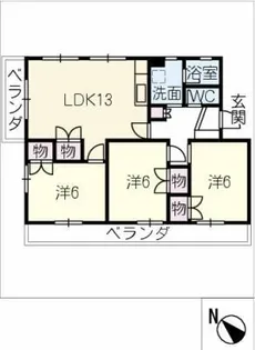 サンシャイン01【1階】の間取り