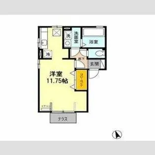 ヴィラ・サンライズ B【1階】の間取り