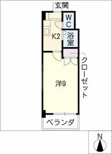 アムール今池【7階】の間取り
