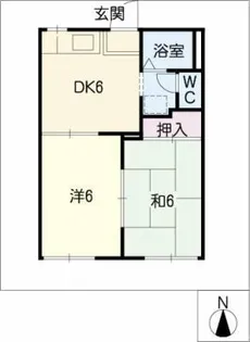 フィットネスヒルズA【1階】の間取り