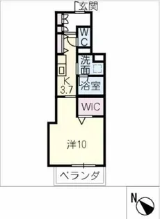 スブリミス【4階】の間取り