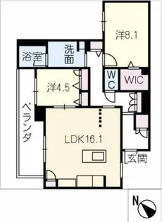 LUCA【3階】の間取り