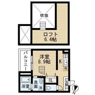 サクセスパートナー【1階】の間取り