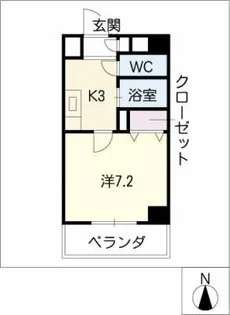 シイノマンション【3階】の間取り