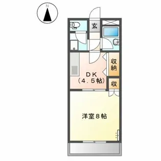 風のささやき【1階】の間取り