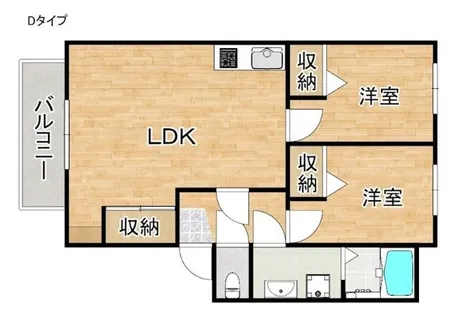グリーンヒル半田A・B・C棟【2階】の間取り
