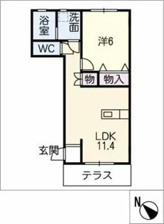 S&E Ⅰ【1階】の間取り