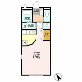 ガーデンコート ラ・フェスタ Ⅰ【2階】の間取り