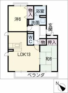 SENJUⅢ【3階】の間取り