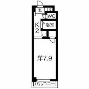 プラトー原【2階】の間取り