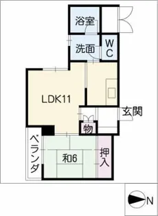 山内ビル【7階】の間取り