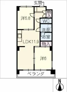 ISHIKAWAビル【3階】の間取り
