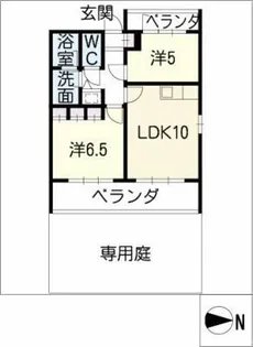 NESPALD西里【2階】の間取り