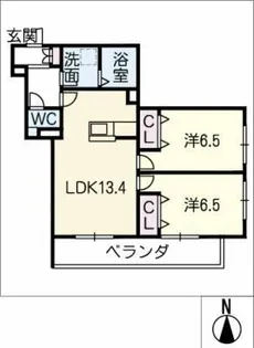 Stella【2階】の間取り