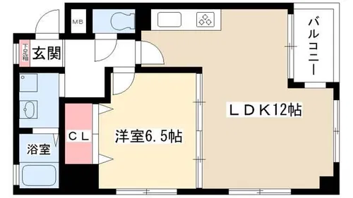 アーバンラックス今池【0501号室】の間取り