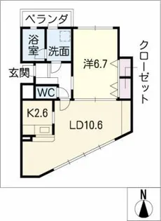 Pleasant【4階】の間取り