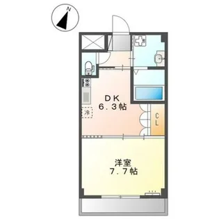 スイートレジデンスKOBAYASHI【2階】の間取り