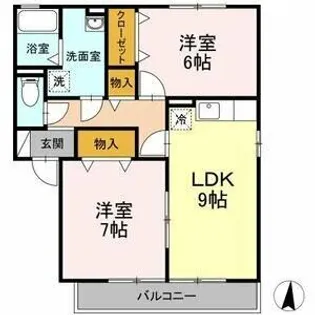 ネオクレストⅡ【2階】の間取り