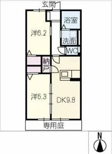 HEIM MAISON庄内通駅東 D棟【1階】の間取り