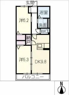 HEIM MAISON庄内通駅東 D棟【2階】の間取り