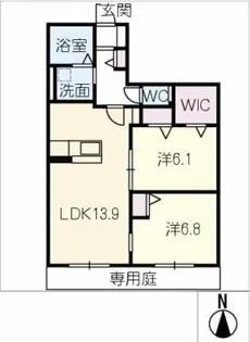HEIM MAISON庄内通駅東 D棟【1階】の間取り