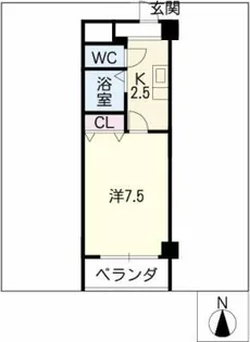 レパラディ3【4階】の間取り