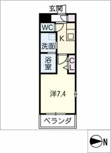 ダ・ヴィンチコート【2階】の間取り