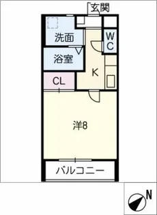グリーンヒルズⅢ【1階】の間取り