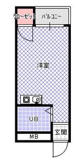 サニーハイツ【203号室】の間取り