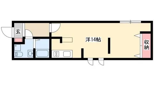 リアライズ名城公園【104号室】の間取り