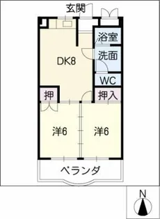 キムラビル【2階】の間取り