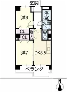 IDAKADAI BLG【2階】の間取り
