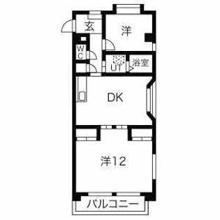 シャイン高鐘【2階】の間取り