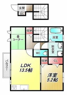 シャルマンカルチェ【2階】の間取り