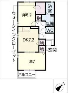 プロムナード栄【2階】の間取り