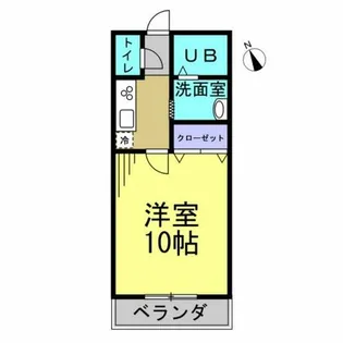 サンパーク青山【2階】の間取り