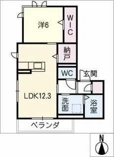 ドムス【2階】の間取り