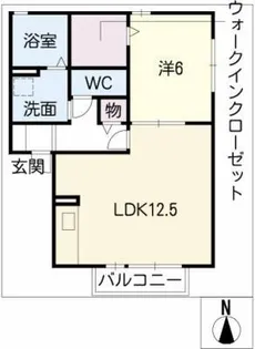 マ メゾン菊住E【1階】の間取り