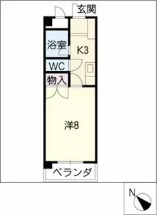 セカンドシェニール【3階】の間取り