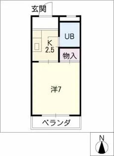 森本ビル【4階】の間取り