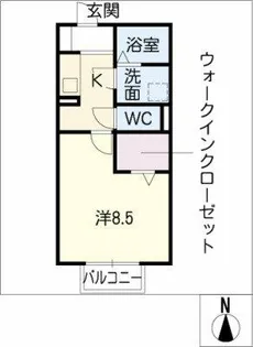 オリーブ ガーデン【2階】の間取り