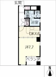 ハーモニアスガーデン【5階】の間取り