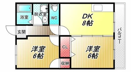 メゾン辻田【2階】の間取り